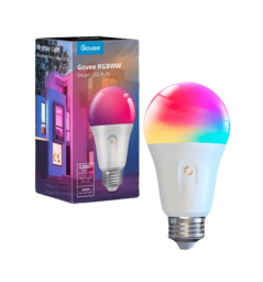 Лампа розумна Govee H6009, E27, 12W, 1200Lm, WI-FI/Bluetooth, білий