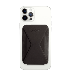 Магнітний гаманець-підставка Moft Snap-on with magsafe Black (MS007M-1-BK)