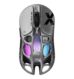 Миша GravaStar Mercury X Pro, 8K, BT/WL/USB-A, RGB, сірий