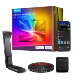 Набір адаптивного підсвічування Govee H6099 Backlight 3 Lite 55-65', RGBIC, WI-FI/Bluetooth, чорний