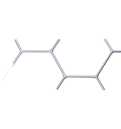 Набір настінних світильників Govee H6065 Y Shape Light Panel, 7шт, RGBIC, WI-FI/Bluetooth, білий (H6065301)