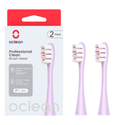 Насадка для зубної електрощітки Oclean P1C13 P02 Professional Clean Brush Head Purple (2 шт) (6970810554151)