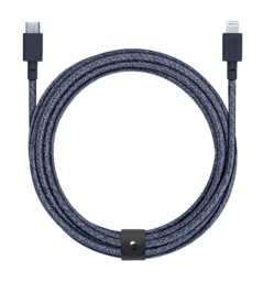 Native Union Belt Cable XL USB-C to Lightning Indigo (3 m) (BELT-CL-IND-3-NP)