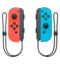 Nintendo Joy-Con Neon Red/Neon Blue Pair (45496430566)