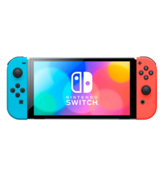 Портативна ігрова приставка Nintendo Switch OLED with Neon Blue and Neon Red Joy-Con
