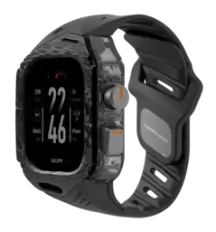 Ремінець AULUMU Carbon Fiber Cover+Orange Band titanium+black A01-CF-OG