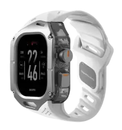 Ремінець AULUMU Titanium Cover+ White Band titanium+orange A01-TI-WT