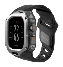 Ремінець AULUMU Titanium Cover+Black Band titanium+ white A01-TI-BK