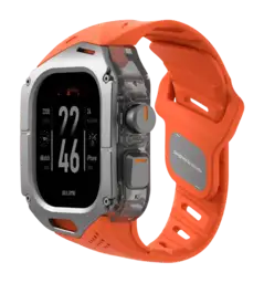 Ремінець AULUMU Titanium Cover+Orange Band silver+orange A01-TI-OG