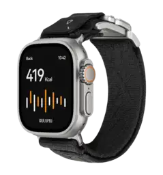 Ремінець AULUMU Titanium Mag Buckle Watch Band,Titanium Buckle - Black  ti+gray (C03-TI-SL)