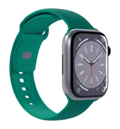 Ремінець для годинника Puro "ICON" Silicone band Apple Watch 42-49mm SM & ML Dark Green PUICNAW44DKGRN