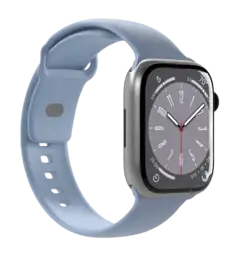 Ремінець для годинника Puro "ICON" Silicone band Apple Watch 42-49mm SM & ML Light Blue PUICNAW44LBLUE