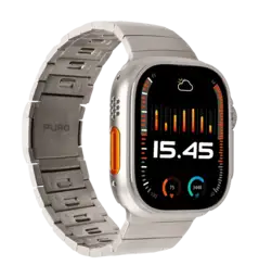 Ремінець для годинника Puro "TITAN" Titanium band Apple Watch 42-49mm PUAW44TITANTIT