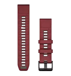 fenix 8, 26mm, QF Marsala/Graphite Silicone Bnd, ремінець