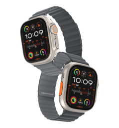 Ремінець Keephone iBands, Silicone Magnetic Snap Light Grey + Dark Grey (KPIBA49LGYDGY)