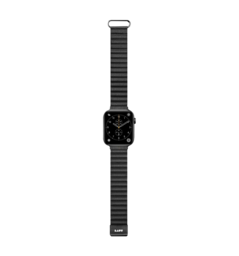 Ремiнець Laut NOVI LUXE Apple Watch 42/44/45/49mm Black (L_AWL_NL_BK)