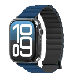 Ремінець LAUT NOVI SPORT Apple Watch 38/40/41 Steelblue Black (L_AWS_NS_BL)
