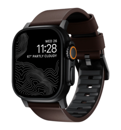 Ремінець Nomad Active Band Pro Black Hardware Classic Brown 46mm/49mm (NM1A4MBNW0)