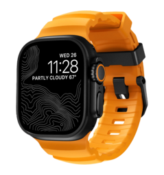 Ремінець Nomad Rocky Point Band Black Titanium Hardware Sol 46mm/49mm (NM014810858)