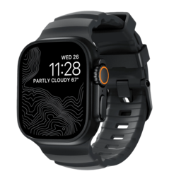 Ремінець Nomad Rocky Point Band Black Titanium Hardware Storm 46mm/49mm (NM014803858)