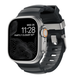 Ремінець Nomad Rocky Point Band Natural Titanium Hardware Storm 46mm/49mm (NM013596858)