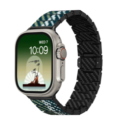 Ремiнець Pitaka Chroma Carbon Band Poetry of Things Wind for Apple Watch 49/45/44mm (AWB2305)