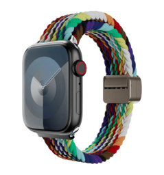 Ремінець Switcheasy Candy Braided Nylon Watch Loop for Apple Watch 44/45/46/49mm Pride (SAW459237PR24)