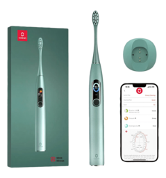 Розумна зубна електрощітка Oclean X Pro Mist Green (OLED) (Міжнародна версія) (6970810551471)