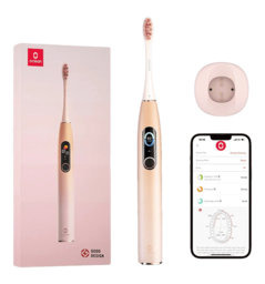 Розумна зубна електрощітка Oclean X Pro Sakura Pink (OLED) (Міжнародна версія) (6970810551488)