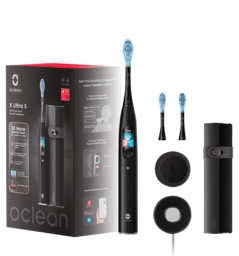 Розумна зубна електрощітка Oclean X Ultra Set Black (OLED) (6970810553499)