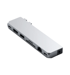 Satechi Aluminum USB-C Pro Hub Max Adapter Silver (ST-UCPHMXS)