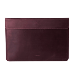 Шкіряний чохол INCARNE Klouz MacBook Pro 16" 2019-2023 бордо