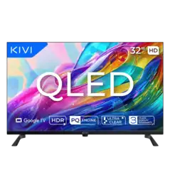 Телевізор KIVI 32", QLED, HD, Google TV  32H820KB