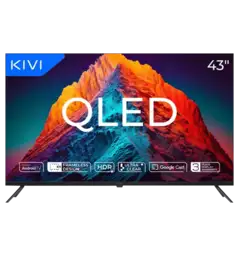 Телевізор KIVI 43", QLED, UHD, Android TV11 43U770QB