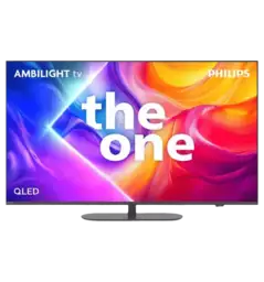 Телевізор Philips 50", 4К QLED 120 Hz, VRR 144Hz Titan OS, 500 cd/m2, Ambilight, sound 40W, Wi-Fi 802.11ac,