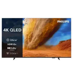 Телевізор Philips 50", 4К QLED 60 Hz, Titan OS, 230 cd/m2,  sound 20W, Wi-Fi 802.11ac,Bluetooth 5.2  50PUS78