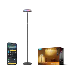 Торшер розумний Govee H60B0 Uplighter Floor Lamp, 1000Lm, RGBWW+RGBIC+WW, WI-FI/Bluetooth, чорний