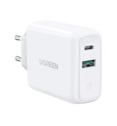 Адаптер UGREEN CD170 38W USB-C Wall Charger EU (White) (UGR-60468)