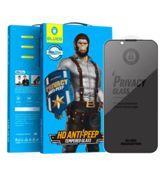 Захисне скло Blueo 2.5D Full Cover Anti-Peep Matte для Apple iPhone 16 Pro Max (6.7") (Чорний)