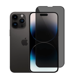 Захисне скло Monblan для iPhone 14 Pro 2.5D Anti Peep 0.26mm (Black)