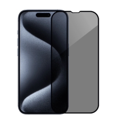 Захисне скло Monblan для iPhone 15 Pro Max 2.5D Anti Peep 0.26mm (Black)