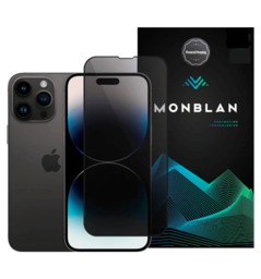Захисне скло Monblan для iPhone 16 Pro 2.5D Anti Peep 0.26mm [Dust-Proof] (Black)