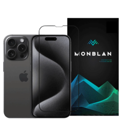 Захисне скло Monblan для iPhone 16 Pro Max 2.5D Anti Static 0.26mm [Dust-Proof] (Black)