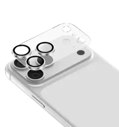 Захисне скло на камеру Keephone KP-SPL-002 iPhone 17 Pro/17 Pro Max White Titanium (KPCACL17PMWT)