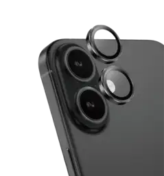 Захисне скло на камеру Keephone KP-SPL-008 iPhone 16/16 Plus Black (KPALCL16BK)