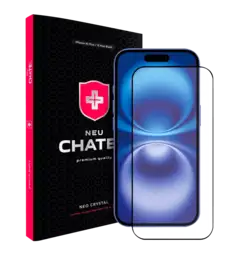 Захисне скло +NEU Chatel Corning Gorilla Glass with Mesh for iPhone 16/15 Front Black