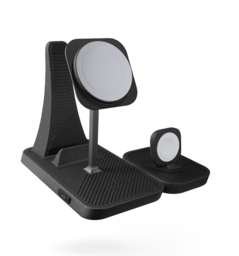 Zens 4-in-1 Modular Wireless Charger with iPad Charging Stand Black (ZEAPM03/00)