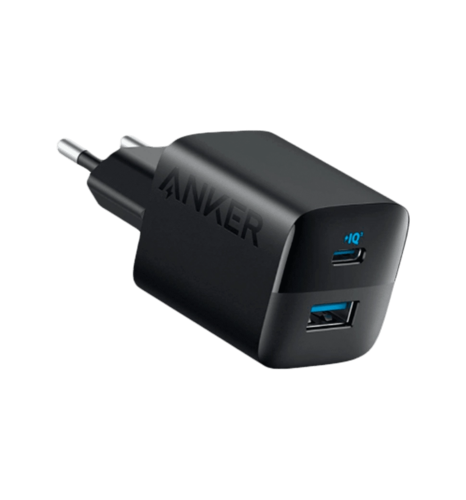 Адаптер ANKER PowerPort 323 - 33W Dual-Port USB-C (Чорний)