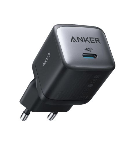Адаптер ANKER PowerPort 713 Nano II - 45W USB-C GaN (Чорний)