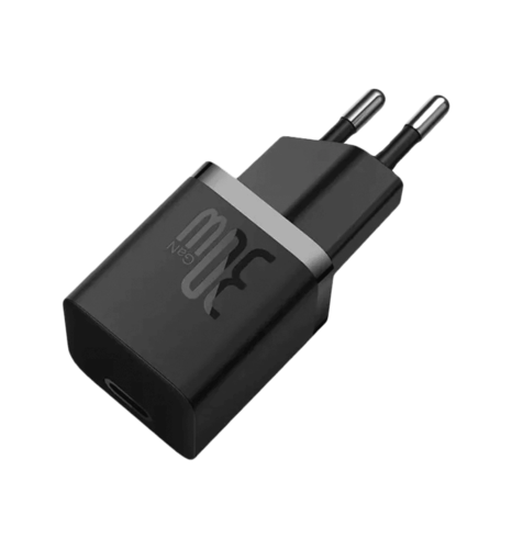 Адаптер Baseus GaN5 Fast Charger 30W Type-C Black (CCGN070401/P10162504113-00)